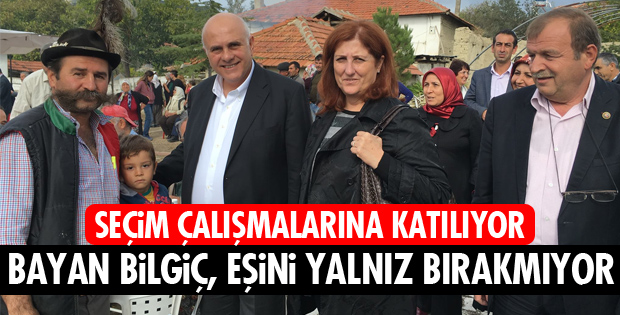 EŞİNİ YALNIZ BIRAKMIYOR!