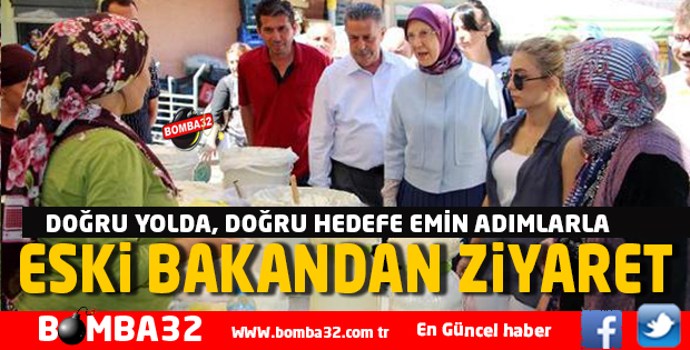 ESKİ BAKANDAN  ZİYARET