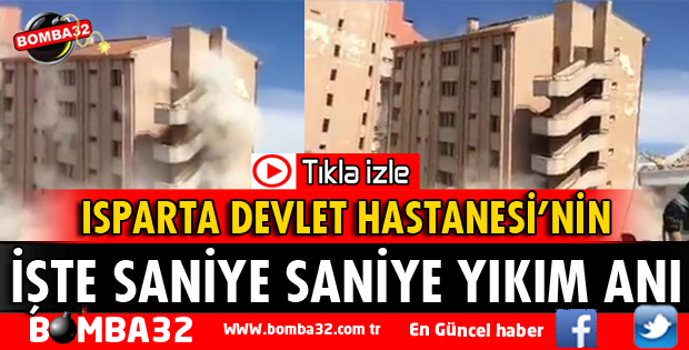 ESKİ DEVLET HASTANESİ, KİRİŞLERİ YIPRATILARAK YIKILDI