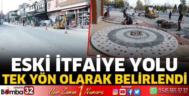 Eski itfaiye yolu tek yön olarak belirlendi