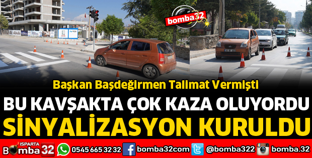 ESKİ MERKO KAVŞAĞI SİNYALİZASYON SİSTEMİNE KAVUŞTU