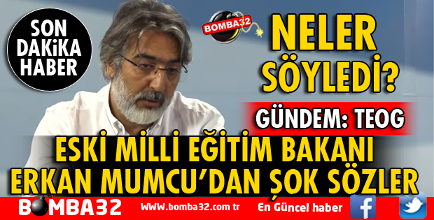 ESKİ MİLLİ EĞİTİM BAKANI TELEVİZYONDA EĞİTİM İLE İLGİLİ KONUŞTU