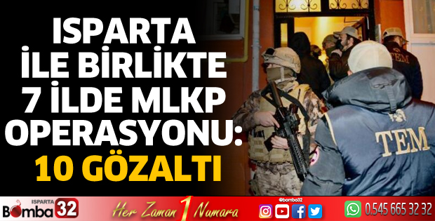 Eskişehir merkezli 8 ilde MLKP operasyonu