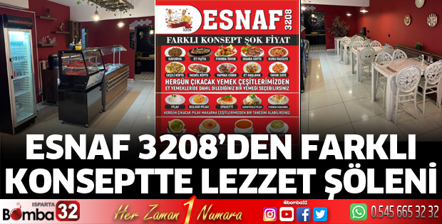 ESNAF 3208’den farklı konseptte lezzet şöleni