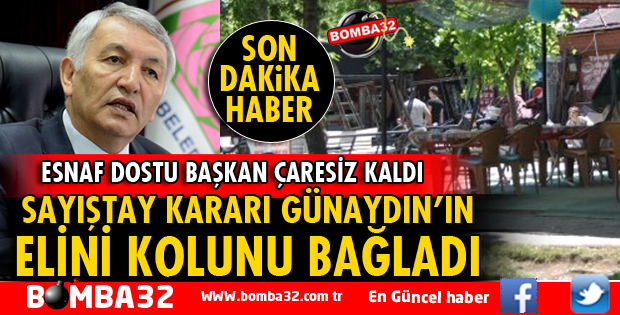 ESNAF DOSTU BAŞKAN ÇARESİZ KALDI
