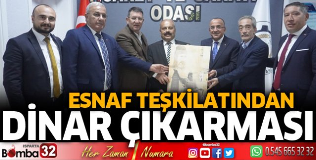 Esnaf teşkilatından Dinar çıkarması
