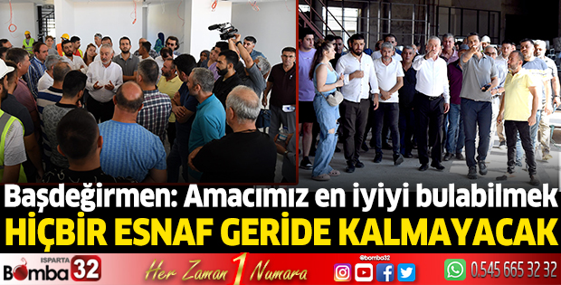 Esnaf yeni otogar alanını gezdi
