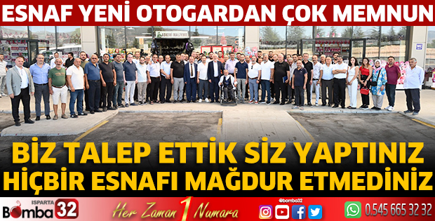 Esnaf yeni otogardan çok memnun