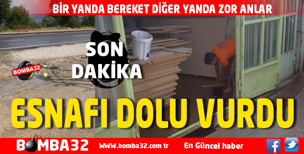 ESNAFI DOLU VURDU !