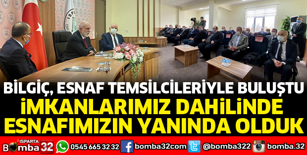 ESNAFIMIZIN YANINDA OLDUK
