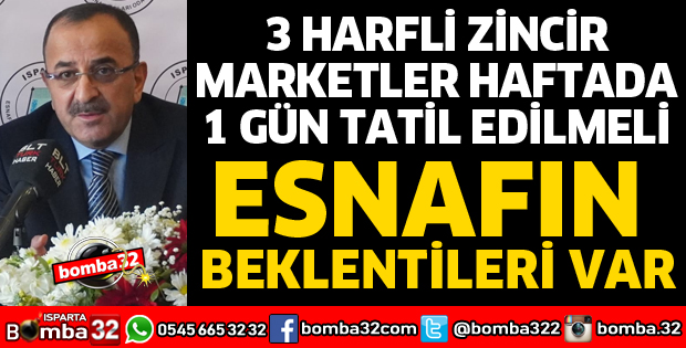 ESNAFIN BEKLENTİLERİ VAR