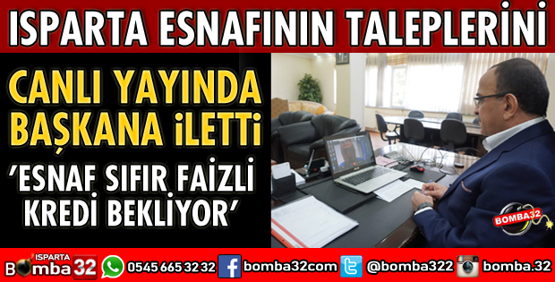 ESNAFIN TALEPLERİNİ GENEL BAŞKAN PALANDÖKEN’E İLETTİ