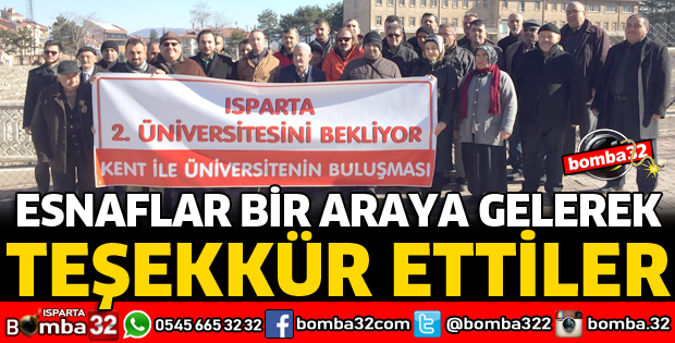 ESNAFTAN TEŞEKKÜR