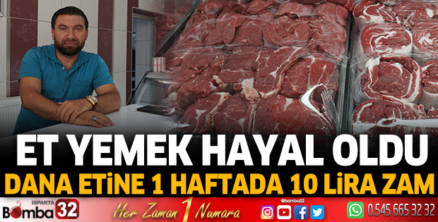 Et yemek hayal oldu
