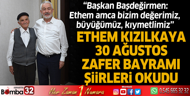 Ethem Kızılkaya 30 Ağustos şiirleri okudu