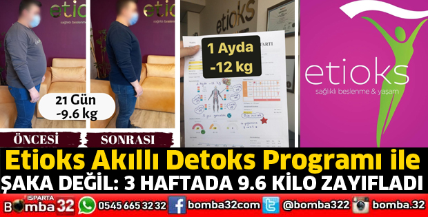 Etioks Akıllı Detoks Programı ile sağlıklı zayıflayın