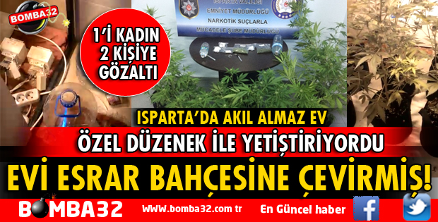 EVİ ESRAR BAHÇESİNE ÇEVİRMİŞ!