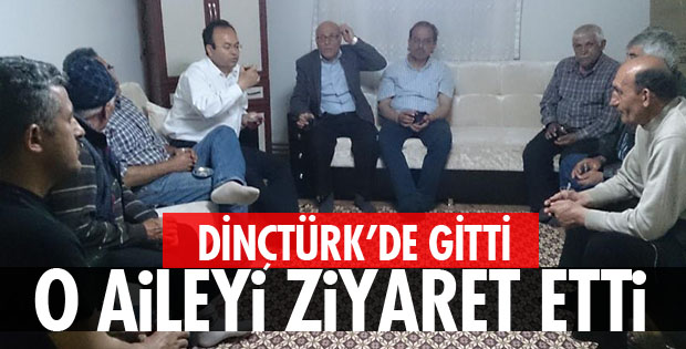EVİ YANAN AİLEYE GEÇMİŞ OLSUN ZİYARETİ