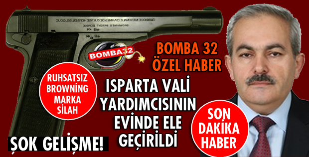 EVİNDE RUHSATSIZ SİLAH ELE GEÇİRİLDİ