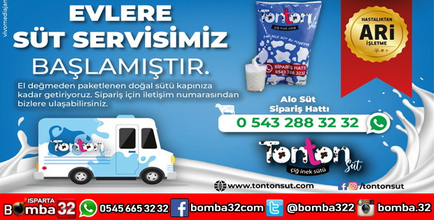 EVLERE SÜT SERVİSİ BAŞLADI
