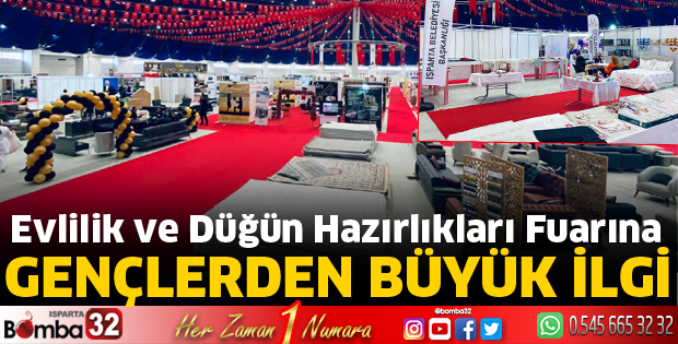 Evlilik ve Düğün Hazırlıkları Fuarına gençlerden büyük ilgi