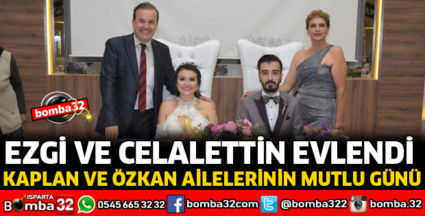 EZGİ VE CELALETTİN EVLENDİ