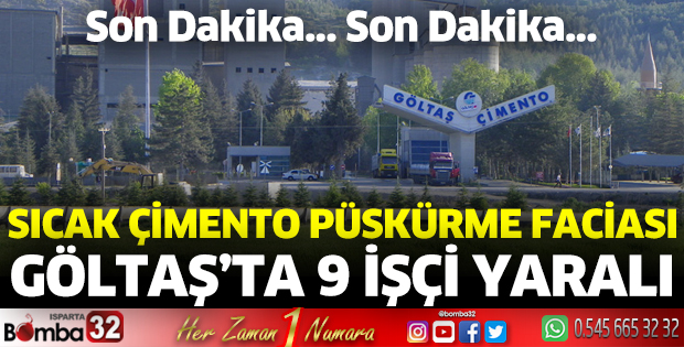 Fabrikada iş kazası 9 işçi yaralı