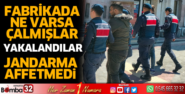 Fabrikada ne varsa çalmışlar