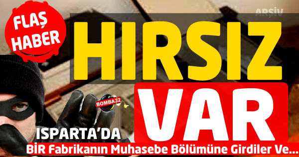 Fabrikanın Muhasebe Bölümüne Girdiler Ve...