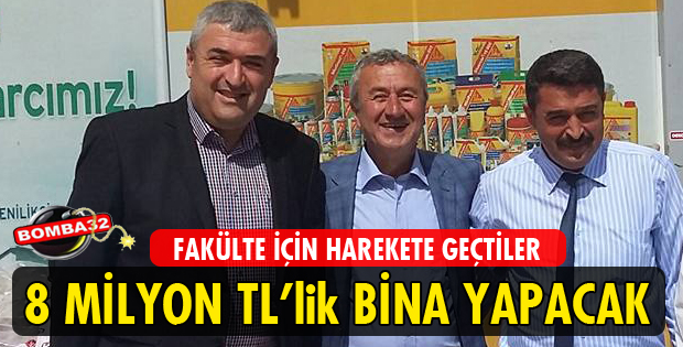 Fakülte için binayı yapacaklar