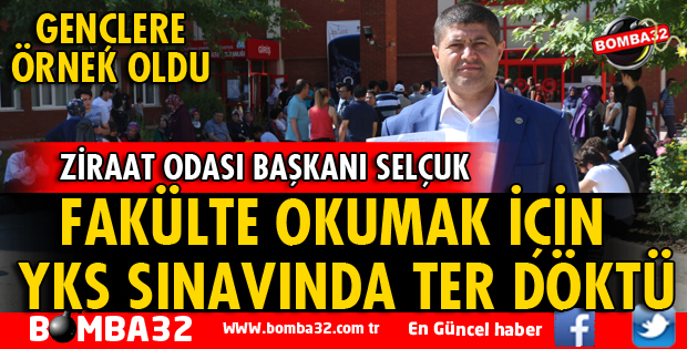FAKÜLTE OKUMAK İÇİN YKS SINAVINA GİRDİ
