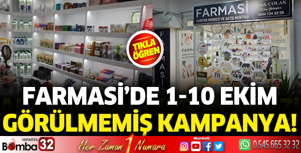 Farmasi’de Ekim ayının ilk 10 günü görülmemiş kampanya