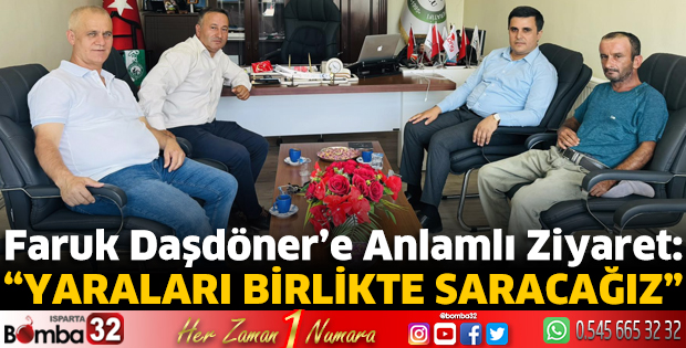 Faruk Daşdöner’e anlamlı ziyaret