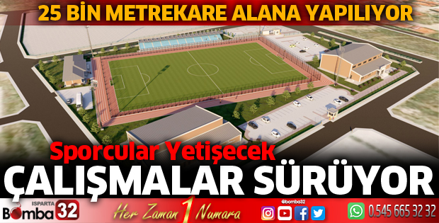 Fatih Mahallesi Spor Kampusunda çalışmalar sürüyor