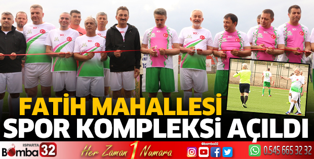 Fatih Mahallesi Spor Kompleksi açıldı