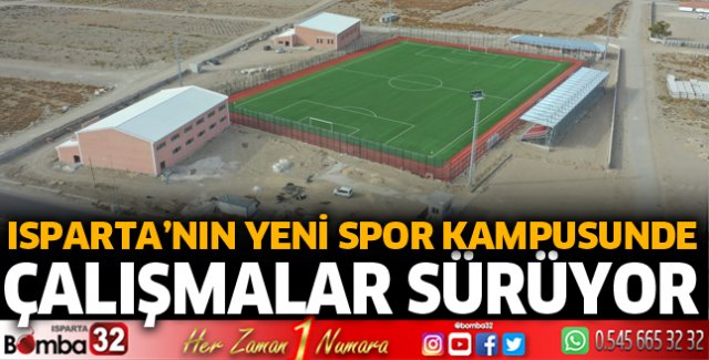 Fatih Spor Kampusunda çalışmalar sürüyor