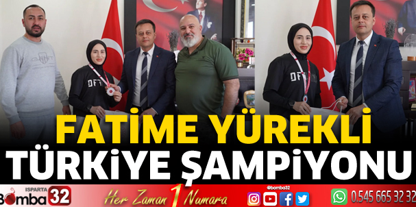 Fatime Yürekli Türkiye şampiyonu 