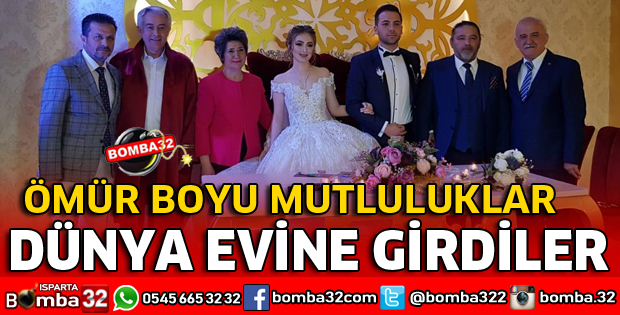 FATMA VE SALİH DÜNYA EVİNE GİRDİ