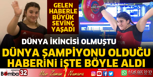 Fatmagül Çevik Dünya Şampiyonu oldu