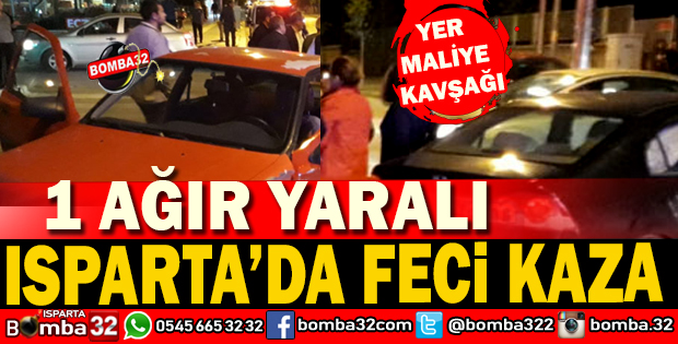 FECİ KAZA 1 KİŞİ AĞIR YARALI 