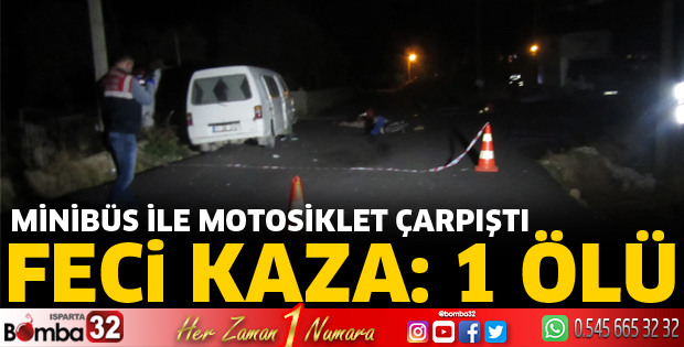 Feci kazada motosiklet sürücüsü hayatını kaybetti