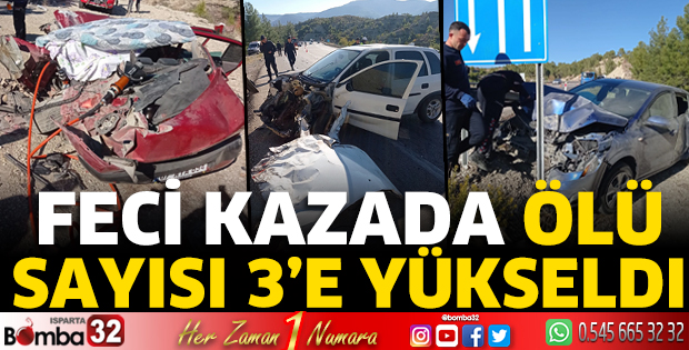 Feci kazada ölü sayısı 3'e yükseldi