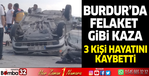 Felaket gibi kaza 3 kişi hayatını kaybetti 