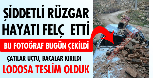 FELAKET İLE BURUN BURUNA