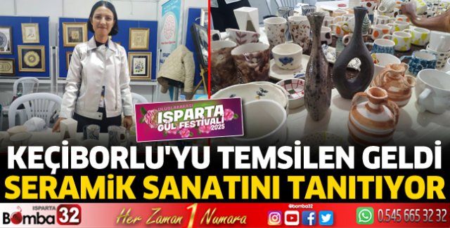 Festivalde Seramik Sanatını tanıtıyor