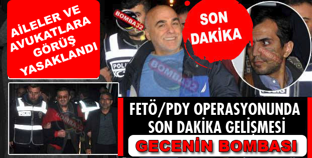 FETÖ SANIKLARINA CEZAEVİ GÖRÜŞLERİ YASAKLANDI...