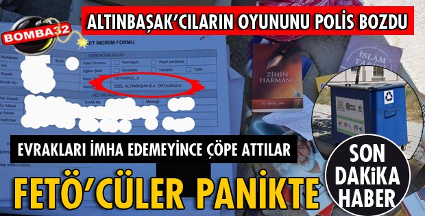 FETÖCÜLERİN OYUNUNU POLİS BOZDU