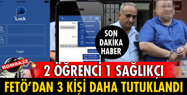 FETÖ'DAN 3 KİŞİ DAHA TUTUKLANDI