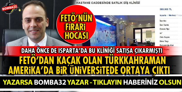 FETÖ'DAN FİRARİ OLAN HAKAN TÜRKKAHRAMAN AMERİKA'DA BİR ÜNİVERSİTEDE GÖREVE BAŞLAMIŞ