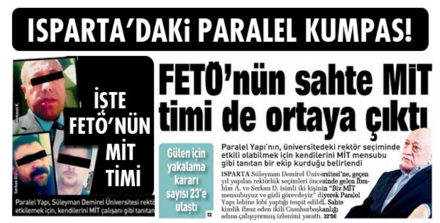 FETÖ'nün Sahte Mit Timi